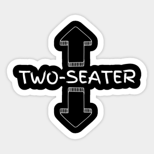 Offensive Two Seater Sticker